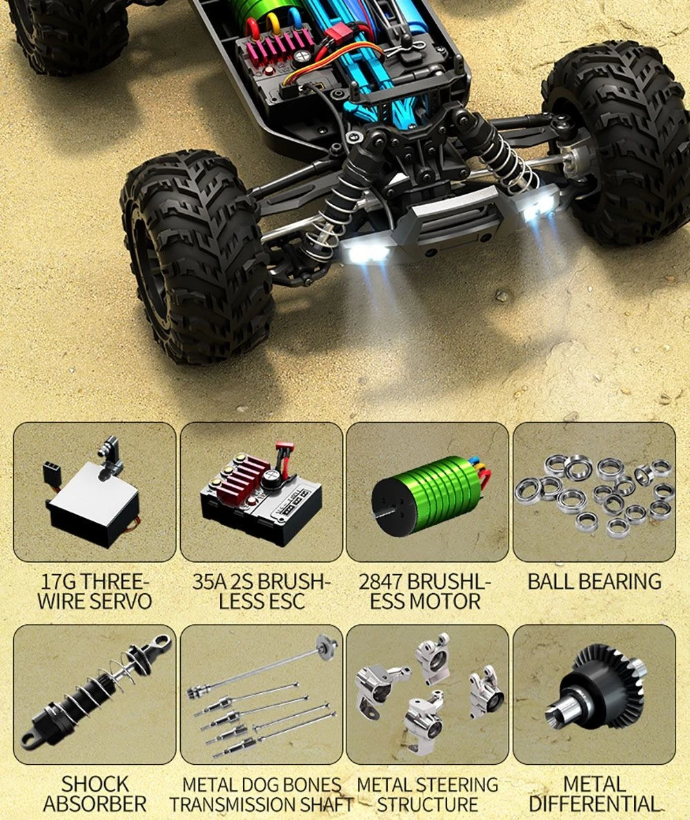 SG116 MAX PRO 1:16 ラジコンカー バッテリーセット 2個（SG116