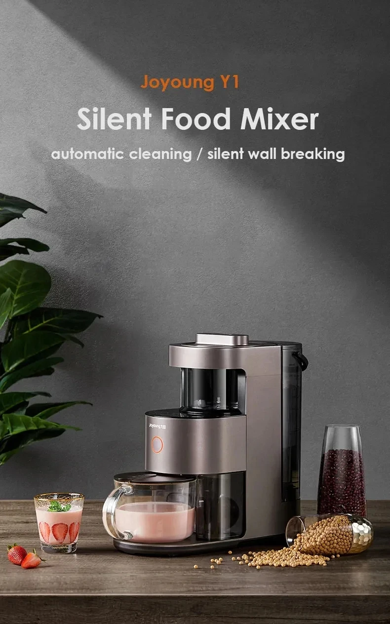 Joyoung Y1 Food Blender Mixer Silent Smart Kitchen Food Processor Multifunction Soymilk Juice Machine