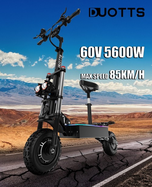 DUOTTS D88 Electric Scooter 11in 85KM/H 60V 38Ah 2800W*2