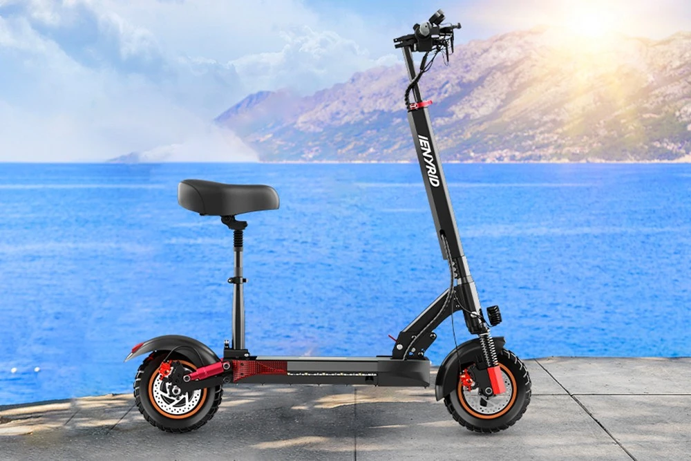 IENYRID M4 Electric Scooter 10 inch Tire 48V 600W Motor 45km/h Max Speed 10Ah Lithium Battery 25-35km Range Disc Brake 150kg Load