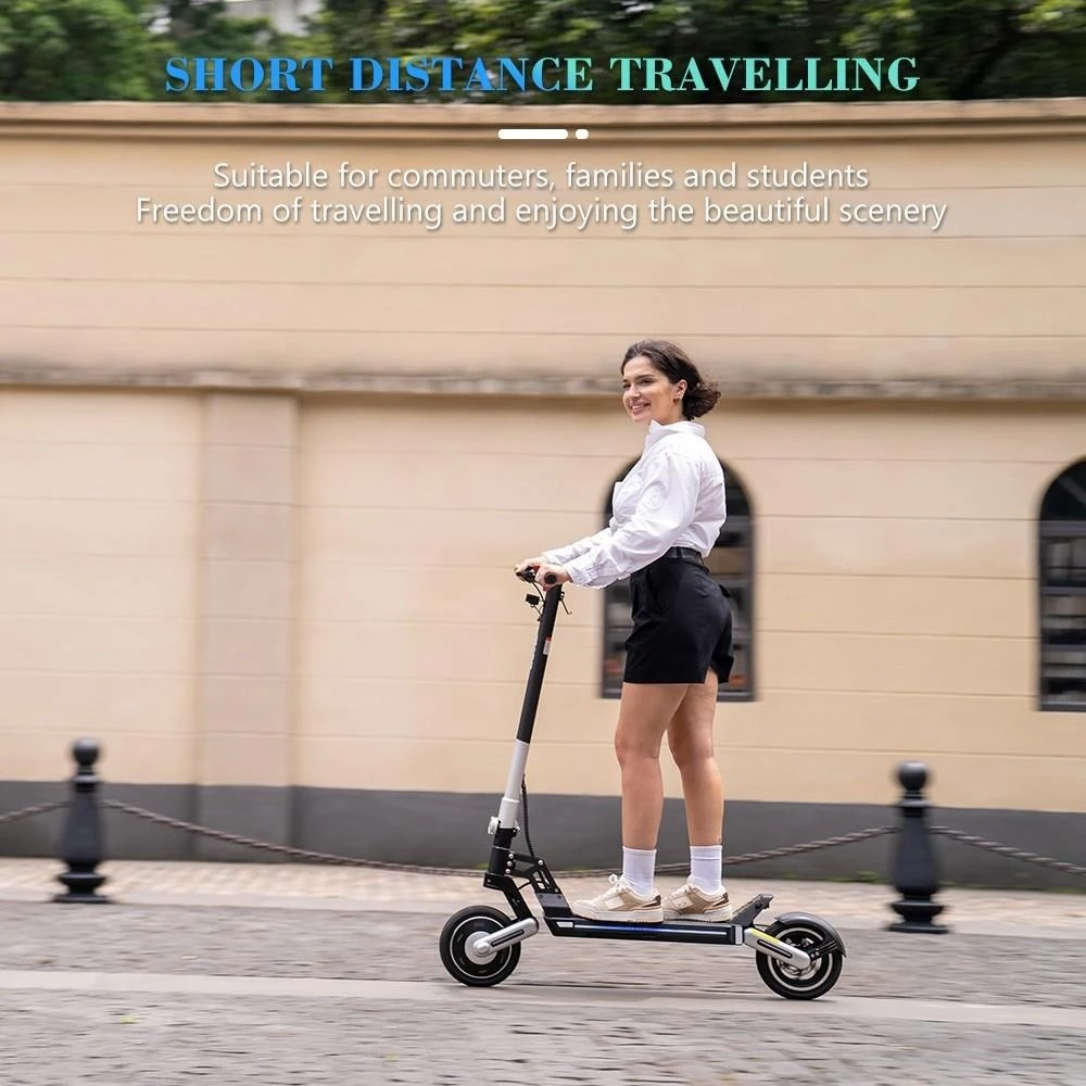 IENYRID M8 Electric Scooter 9.5in Tire 500W Motor 36km/h Max Speed 48V 10Ah Battery 29-35km Range Rear Mechanical Brake