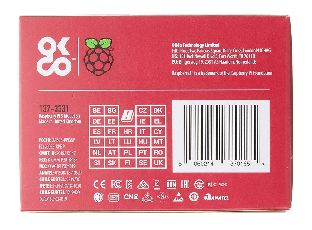 Raspberry Pi 3 Model B+ Development Board