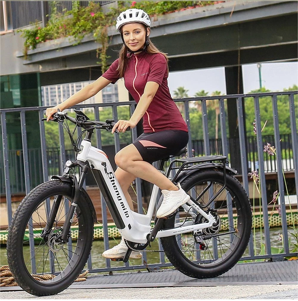 Shengmilo MX06 Electric Off-road Bike, 26in All-terrain Tires 500W Motor 42km/h Max Speed 48V 17.5Ah Battery 50-90km Ran