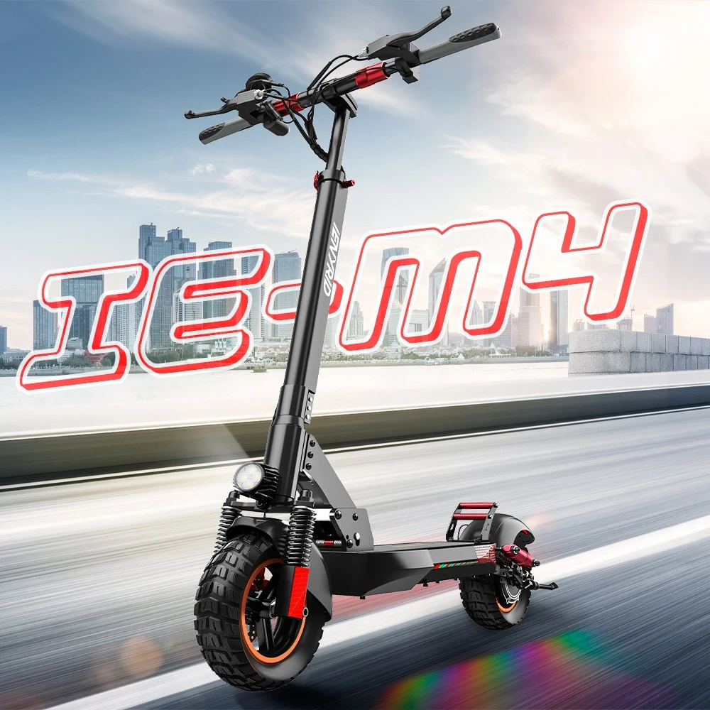 IENYRID M4 Electric Scooter 10 inch Tire 48V 600W Motor 45km/h Max Speed 10Ah Lithium Battery 25-35km Range Disc Brake 150kg Load