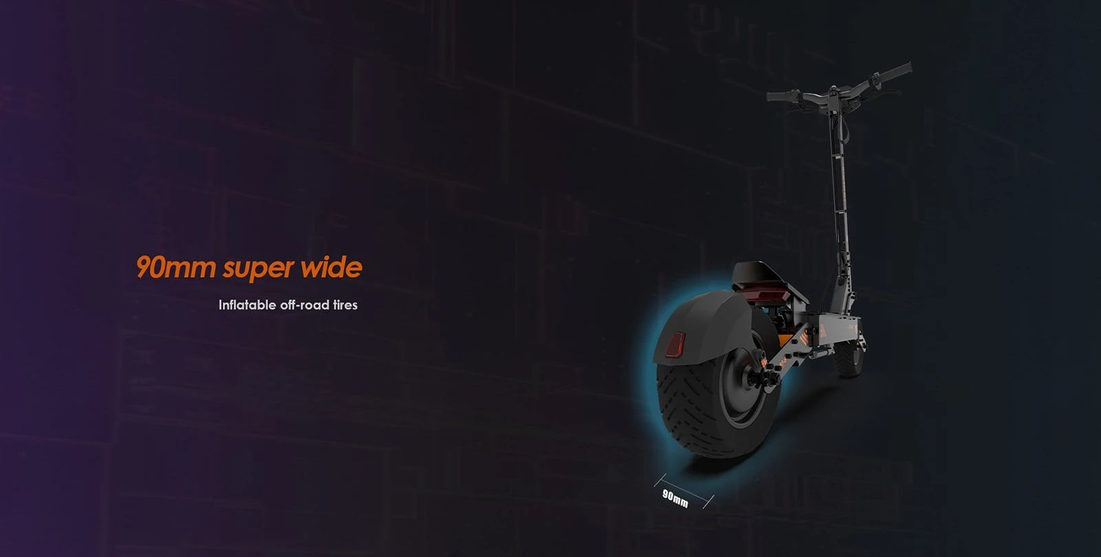 KuKirin G4 Off-Road Electric Scooter with 2000W Motor, 20Ah Battery, 75km Top Range, 70km/h Max Speed