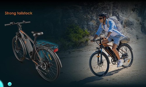 KuKirin V3 Electric Bike 27.5in Pneumatic Tires 36V 350W Motor 40km/h Max Speed 15Ah Battery 90km Range Dual Disc Brake