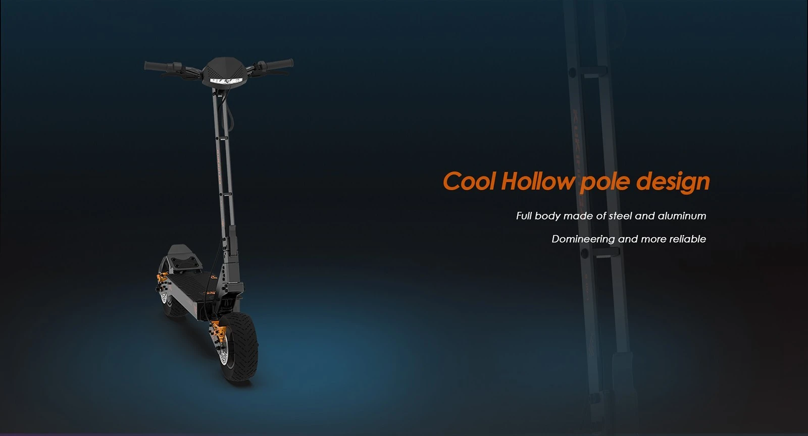 Scooter électrique tout-terrain KuKirin G4 avec moteur 2000 W, batterie 20 Ah, autonomie maximale de 75 km, vitesse maximale de 70 km/h