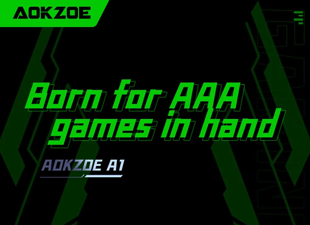 AOKZOE A1 ビデオ ゲーム コンソール ラップトップ 16GB LPDDR5