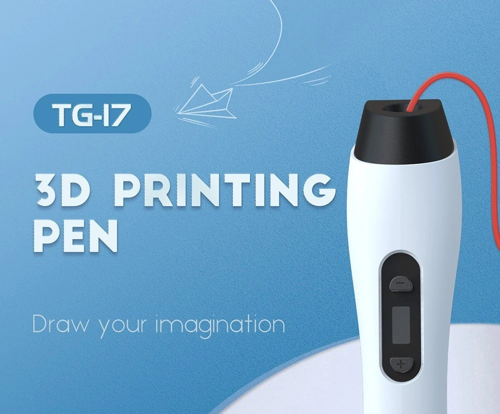 Geeetech TG17 3D Printing Pen with PLA Filament, Printing ABS / PLA / PCL