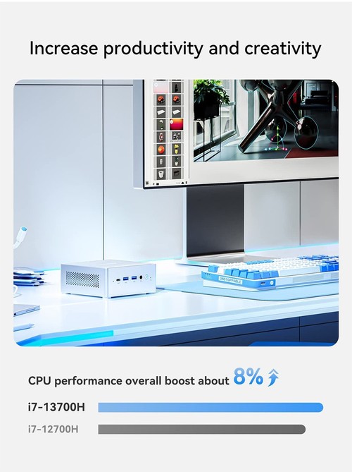 ミニPC Minisforum NPB5 i5 32B RAM / 512GB SSD MINISFORUM、「Core i5-13500H」を搭載したミニPC「NPB5