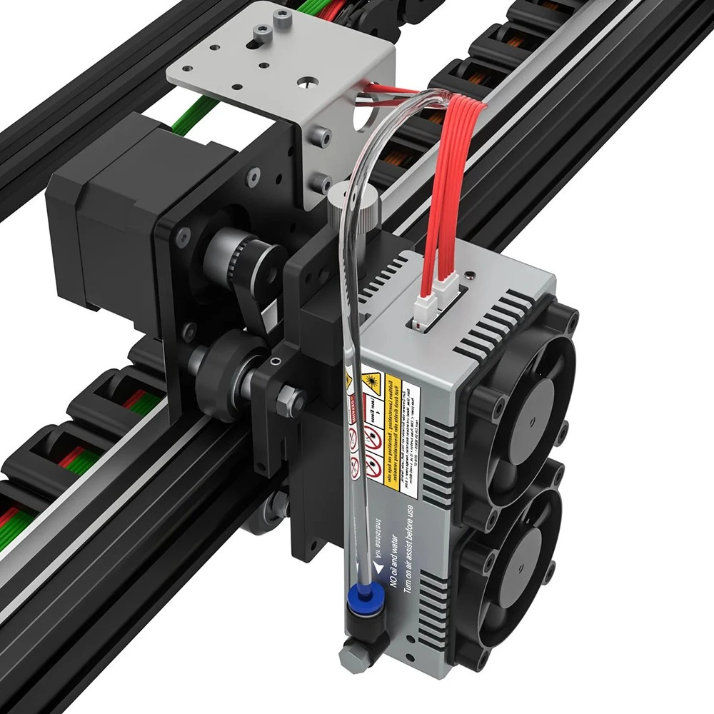 Cutter gravator laser NEJE 3 Max V2, putere laser 24W, modul laser E80, focalizare 0,06x0,06 mm, control aplicatie, gravura offline, 790x470mm