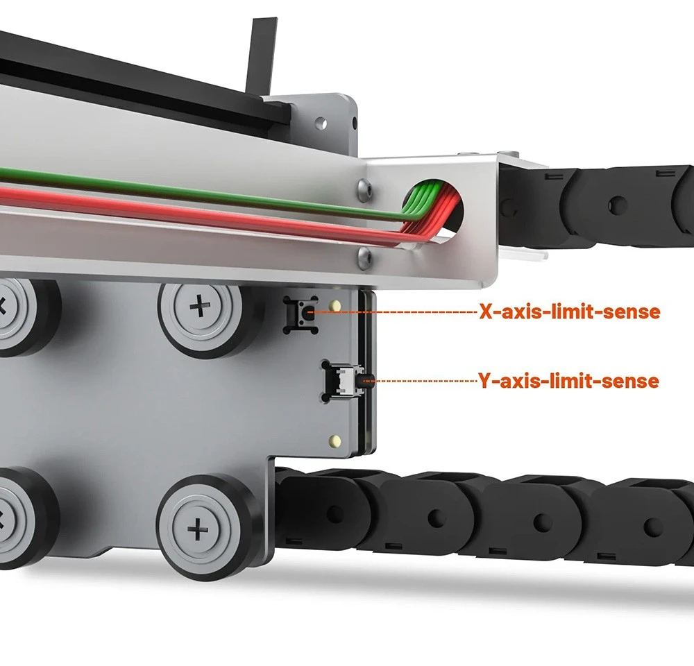 Cutter gravator laser NEJE 3 Max V2, putere laser 24W, modul laser E80, focalizare 0,06x0,06 mm, control aplicatie, gravura offline, 790x470mm