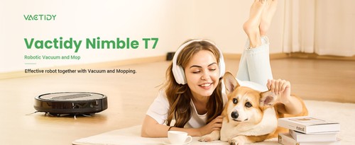 VACTIDY ロボット掃除機 Nimble T7 本体 Vactidy Nimble T7 T8 ロボット掃除機の互換性のある交換用