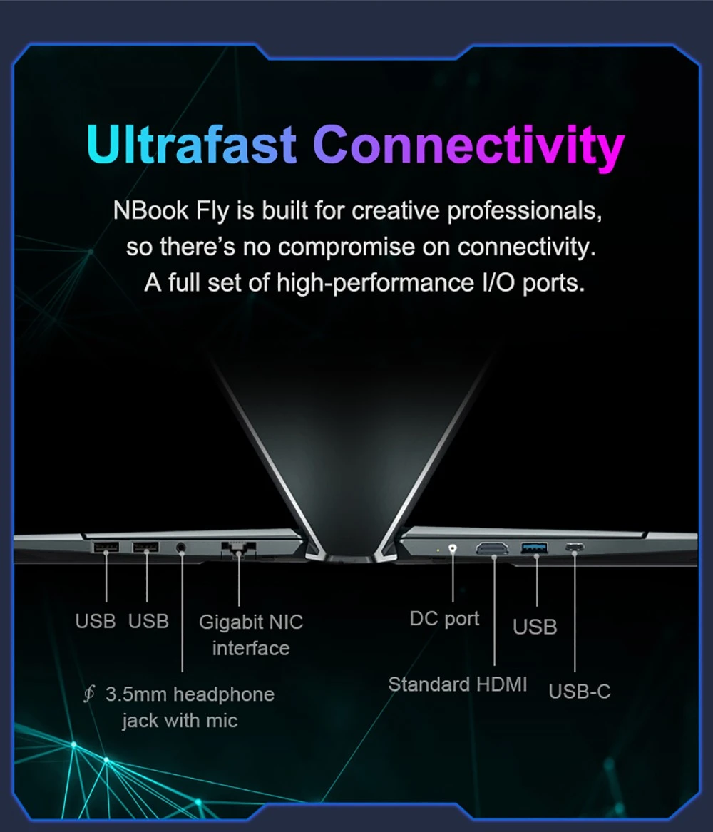N-one NBook Fly Laptop 16in + 14in Dual Screen, Intel Core i7-10870H, 16GB DDR4 1TB SSD support Expansion, Windows 11Pro