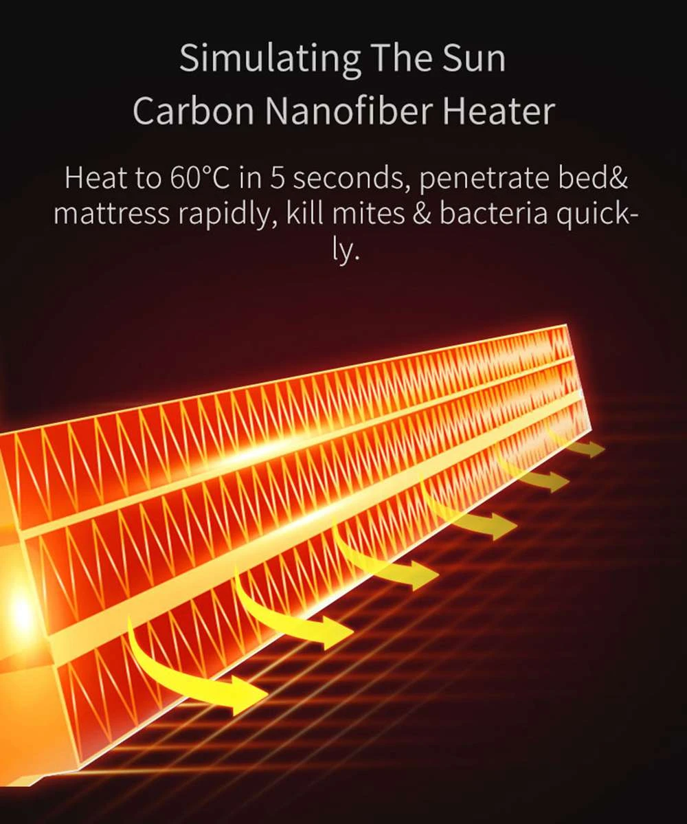 Aspirator de mână anti-acarieni JIMMY JV35 recondiționat Acaricid UV la temperatură înaltă 14Kpa Aspirație puternică 700W Putere 5S Colector de praf cu încălzire rapidă Versiune internațională de la Xiaomi Youpin - Gri