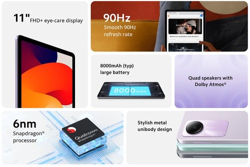 Redmi Pad SE CN Version 11 inch Tablet 8GB RAM 128GB ROM Green