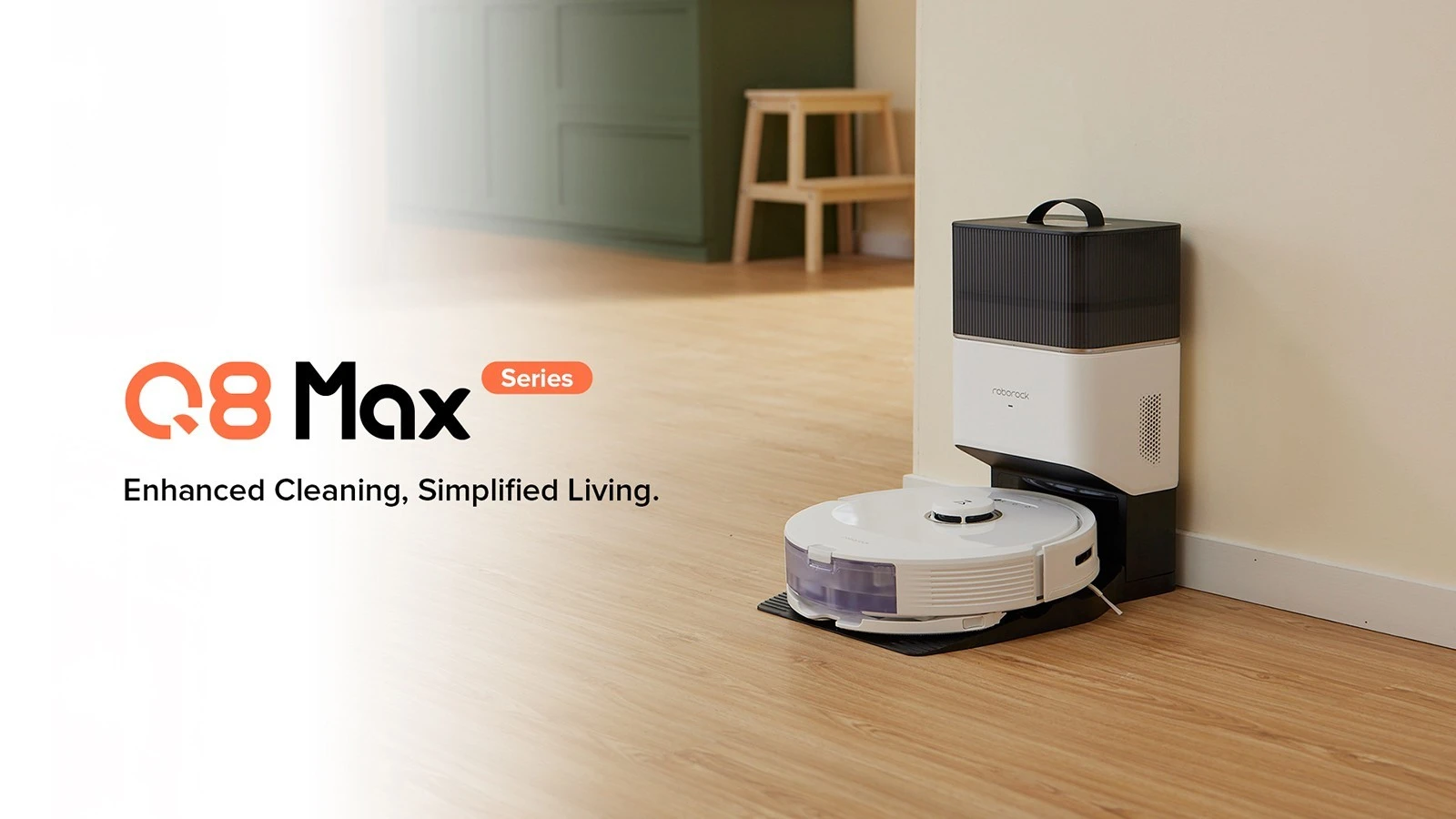 Geekbuying : Roborock Q8 Max Robot Vacuum Cleaner 2 In 1 (5500Pa
