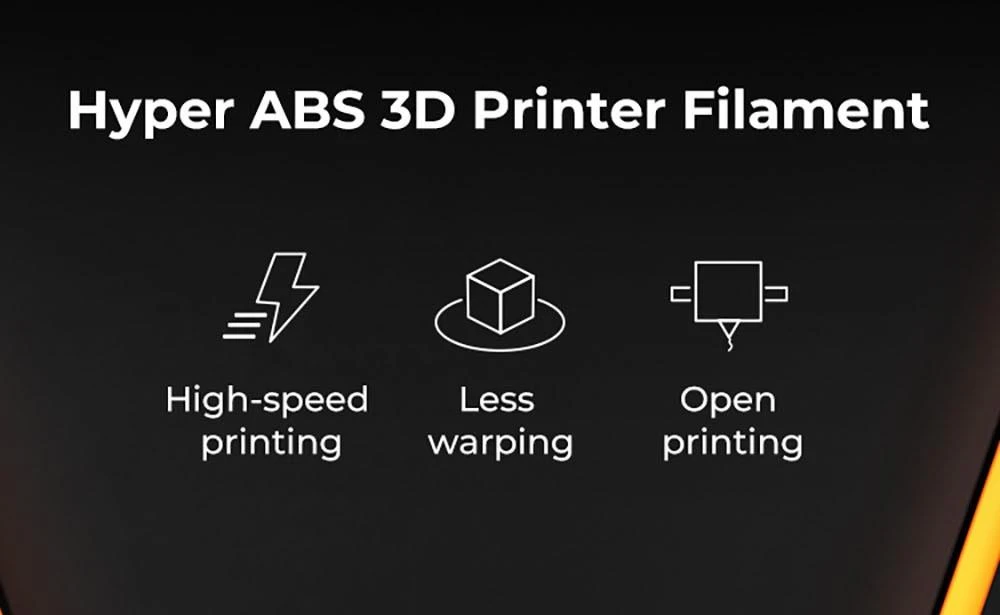 Creality Hyper Series ABS Filament 1.75mm 1kg - Grey