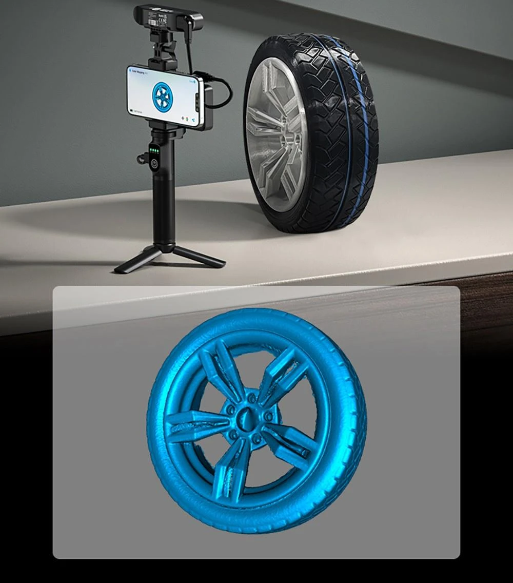 Scanner 3D Creality CR-Scan Ferret Pro, vitesse de numérisation jusqu'à 30 ips, précision de 0,1 mm, distance de travail de 150 à 700 mm, plage de capture unique de 560 x 820 mm, numérisation minimale de 150 x 150 mm, connexion sans fil