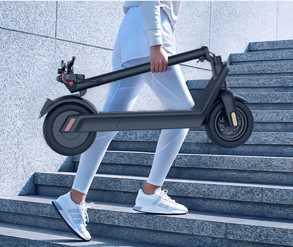 AOVO X9 Max Electric Scooter 10 inches Tire 48V 500W Motor 40km/h Max Speed 100km Range Detachable Battery - Black
