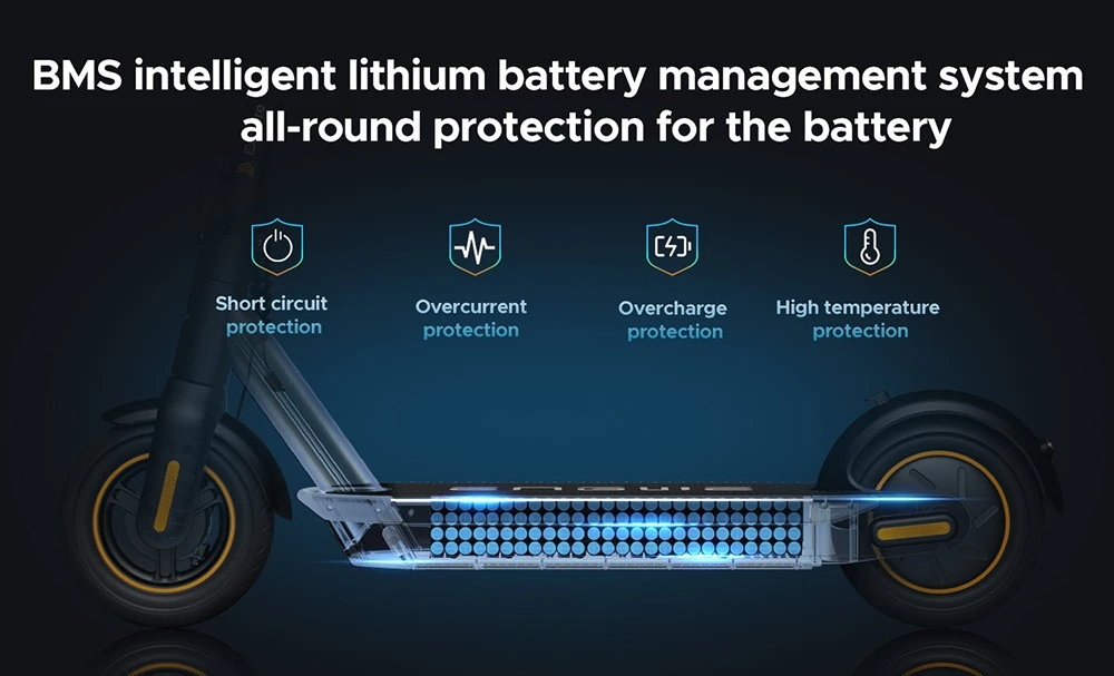 ENGWE Y10 Elektroroller 10*3,0 Zoll Luftreifen 36V 350W Motor 25km/h Geschwindigkeit 13Ah Batterie 65km Laufleistung