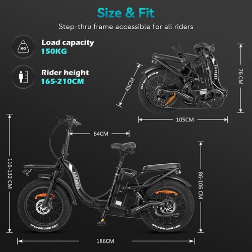 Fafrees F20 X-Max elektrinis dviratis 20 * 4,0 colių riebios padangos 750 W variklis be šepetėlių 48 V 30 AH Baterija 25 km/h Numatytasis maksimalus greitis 200 km Maksimalus diapazonas Shimano 7 greičių pavarų perjungimo sistemos hidrauliniai diskiniai stabdžiai - pilki