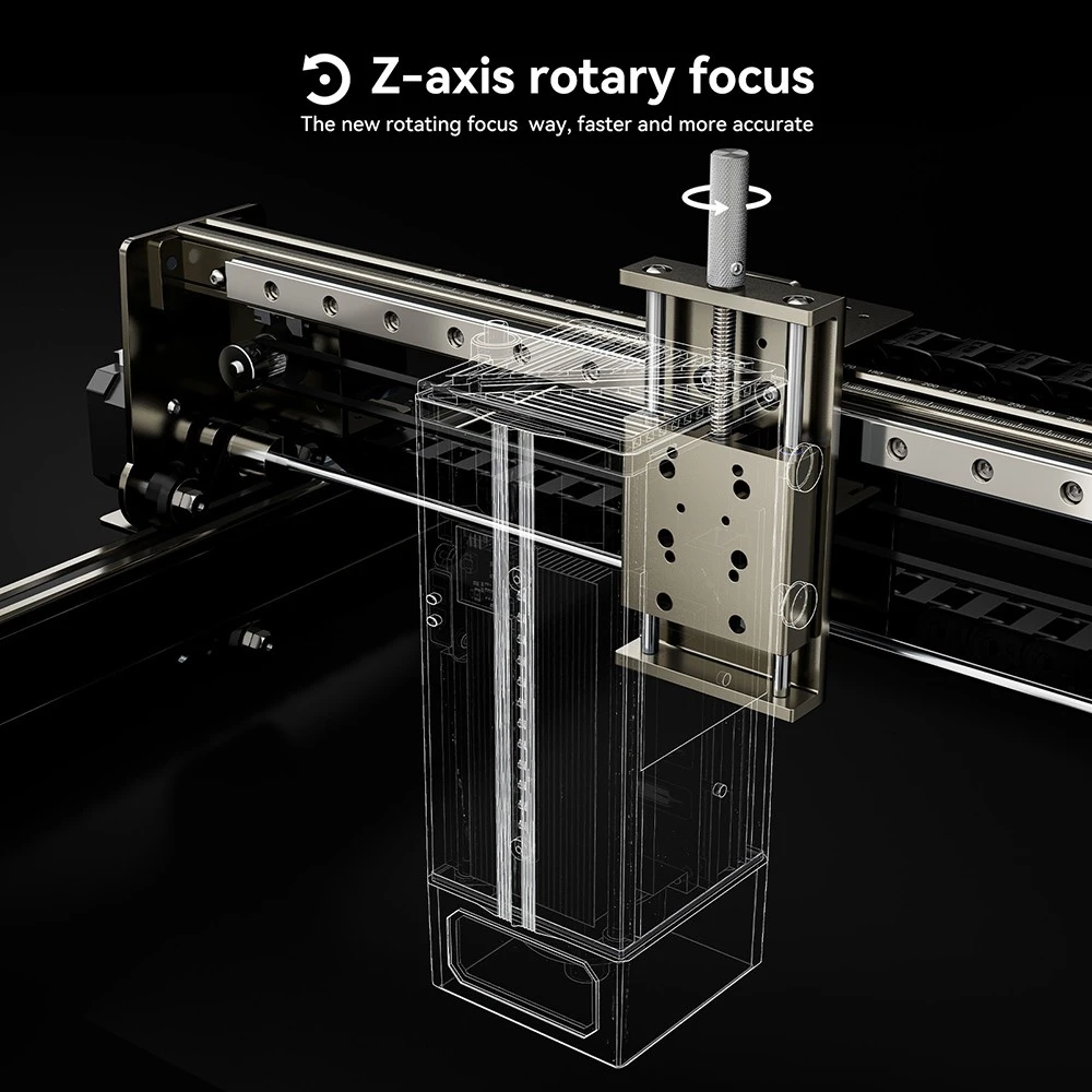 ATOMSTACK S40 Pro Laser Engraver Cutter with F30 Pro Air Assist Kit, 48W Laser Power, Fixed Focus, 0.01mm Engraving Accuracy, 24W/48W Dual Modes, App Control, 400*400mm