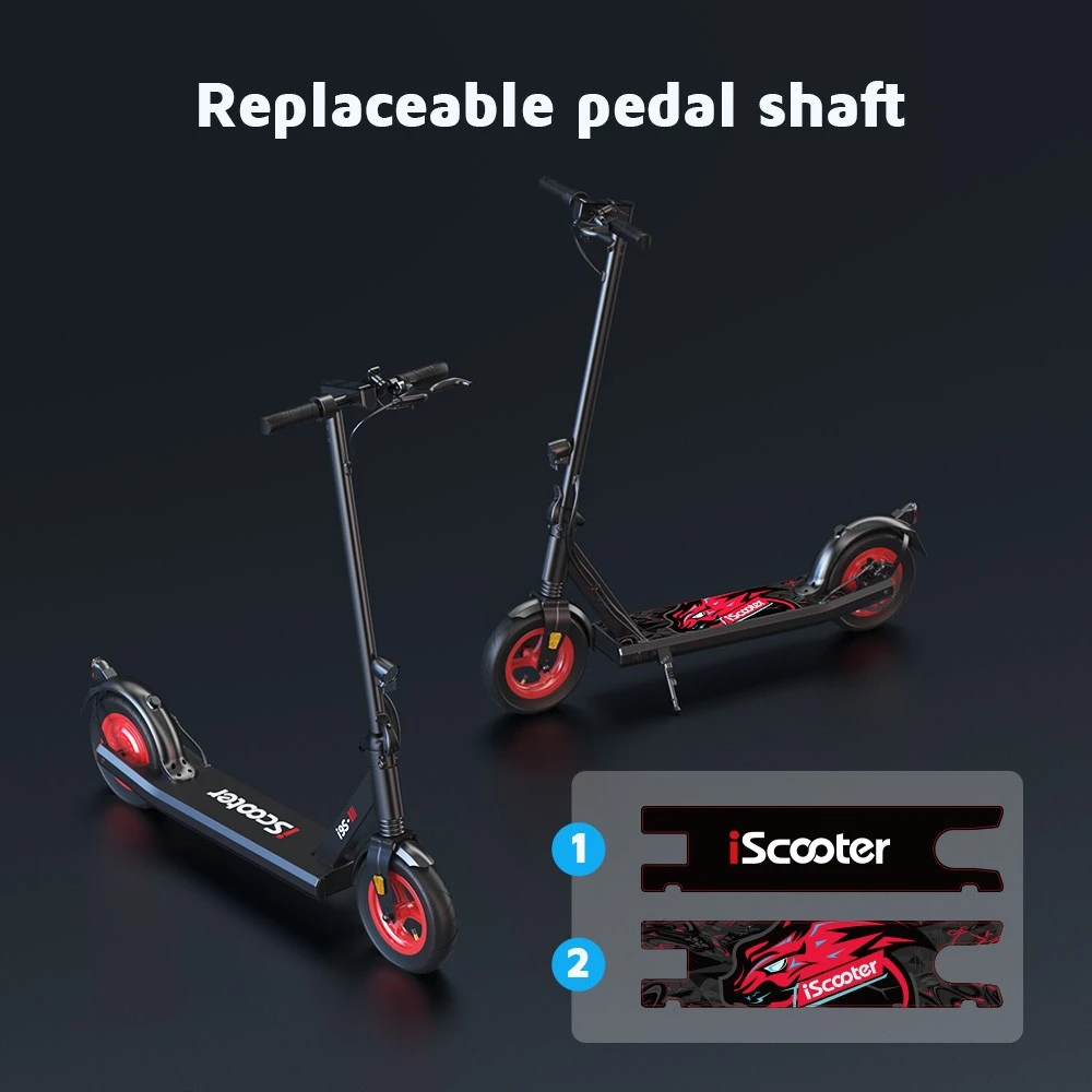 IScooter i9S Scooter électrique 10 pouces pneu pneumatique 500W moteur 30 km/h vitesse maximale 10Ah batterie 30km d'autonomie