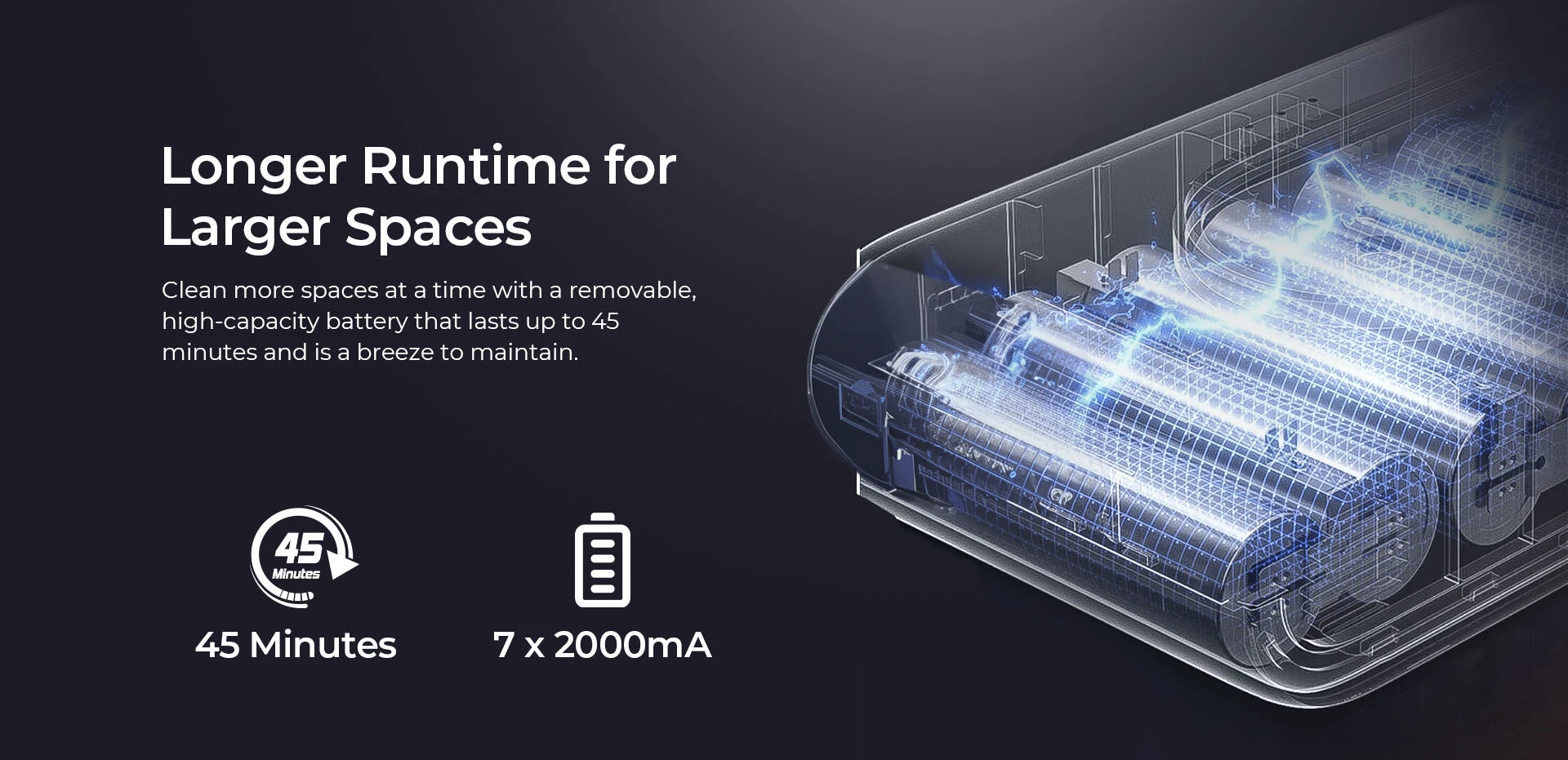 Безжична прахосмукачка JIGOO C300, 30KPa засмукване, 400W мотор, 1.2L купа за прах, 5-степенно филтриране, до 45 минути време на работа, 2000mAh сменяема батерия, LED сензорен екран, въртяща се метална тръба