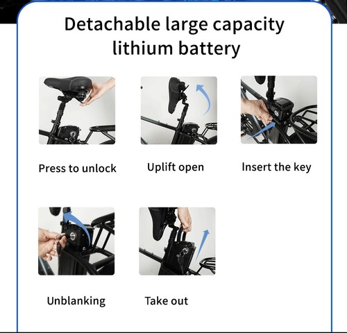 CMACEWHEEL T20 Electric Bike 20*4.0 inch CST Tire 750W Motor 40-45km/h Max Speed 17Ah Battery - Black