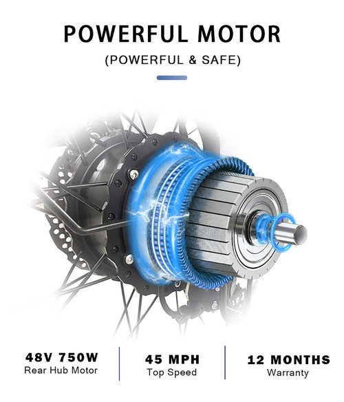 DRVETION CT20 sulankstomas elektrinis dviratis, 20 * 4,0 colių stora padanga 750 W variklis 48 V 20 Ah baterija 45 km/h maksimalus greitis diskinis stabdys SHIMANO 7 pavaros