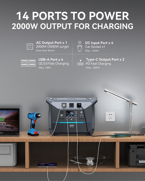 DaranEner NEO2000 ポータブル電源 | 2000W 2073Wh Amazon.co.jp: DaranEner NEO2000 ポータブル電源 大容量 リン酸