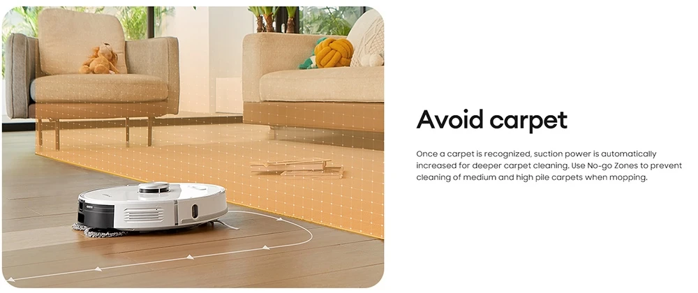 Ultenic T10 Pro Robot Vacuum Cleaner with Self Emptying Station, 4000Pa Suction, Dual SpinPower Mopping, 3.3L Dustbag, Lidar Navigation, Carpet Boost, 5200mAh Battery, Max 200 Mins Runtime, APP/Voice Control