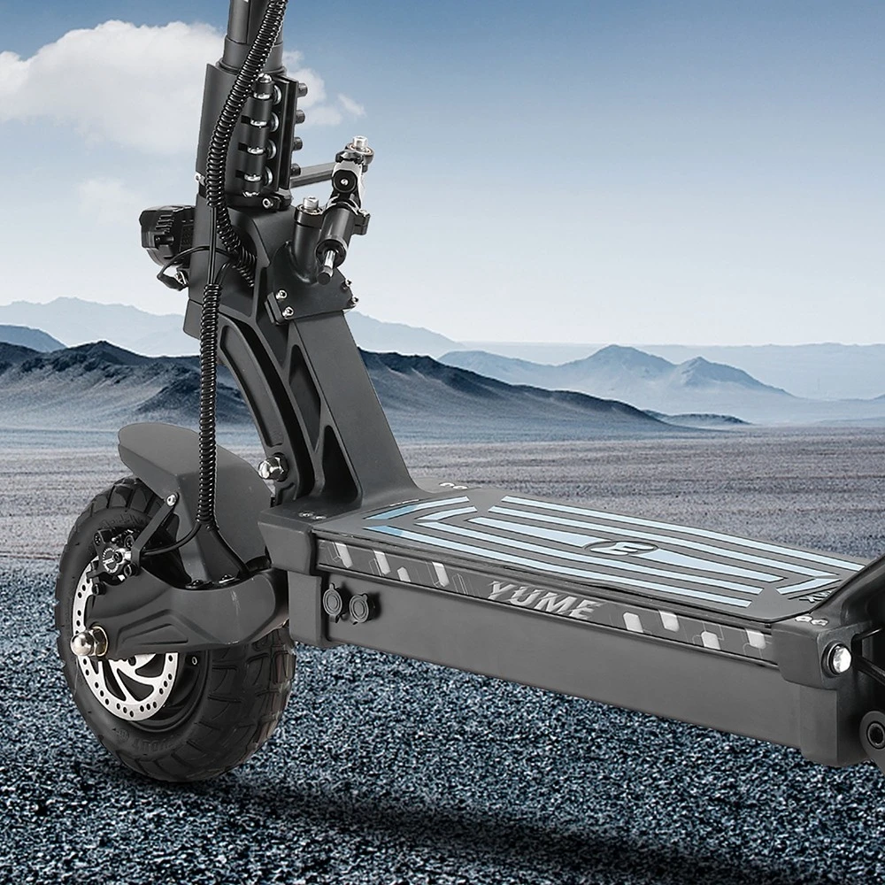 YUME HAWK Electric Scooter, 10x3.15" Tubeless All-terrain Tires 1200W*2 Motor 60V 22.5Ah Battery 43mph Max Speed 43miles Max Range Hydraulic Disc Brake 126kg Max Load APP Control