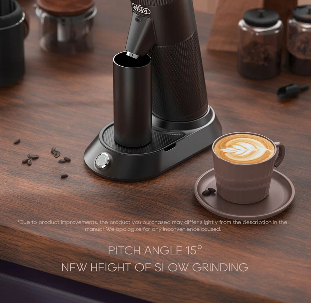 HiBREW G5 Electric Coffee Grinder, 48mm Conical Burr, 36 Gears Grinding Adjustable, for Espresso/Turkish/Pour Over/Mocca/Drip Coffee
