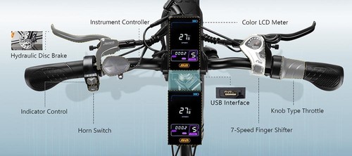 Vélo électrique pliable Vitilan U7 2.0, gros pneu 20 x 4,0 pouces, moteur 750 W, batterie au lithium LG amovible 48 V 20 Ah, vitesse maximale de 28 mph, portée de 50 à 65 miles, système de double suspension, frein à disque hydraulique - Noir