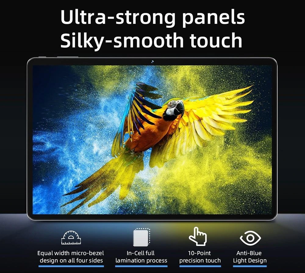 BMAX I10 Pro 10.1 inch Tablet, UNISOC T606 Octa Core, Android 13 Multi-language, 4GB+4GB Expansion RAM 128GB ROM, 1280x800 HD IPS Touch Screen, 2.4G/5G WiFi Bluetooth 5.0, 13MP+5MP Cameras, 4G LTE, Nano SIM+MicroSD Card Slot- EU Plug