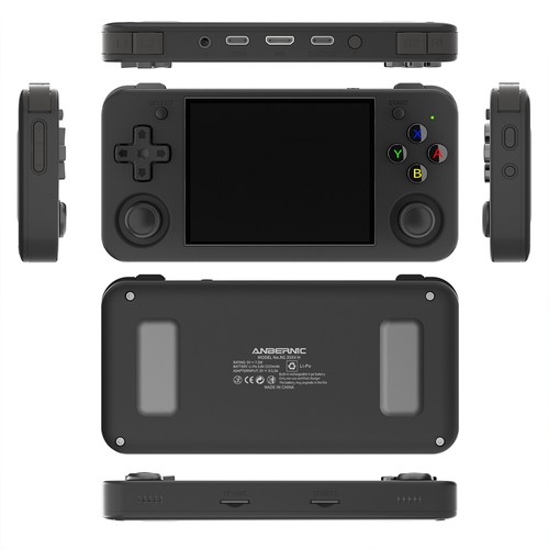 ANBERNIC RG35XX H Game Console 64GB TF Card 5000+ Games Black