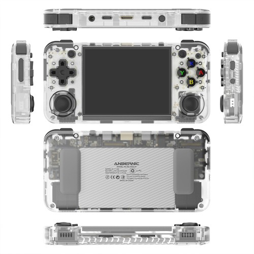Anbernic RG35XX plus 64GB ホワイト ANBERNIC RG35XX Plus Game Console 64GB TF Card 5000+ Games