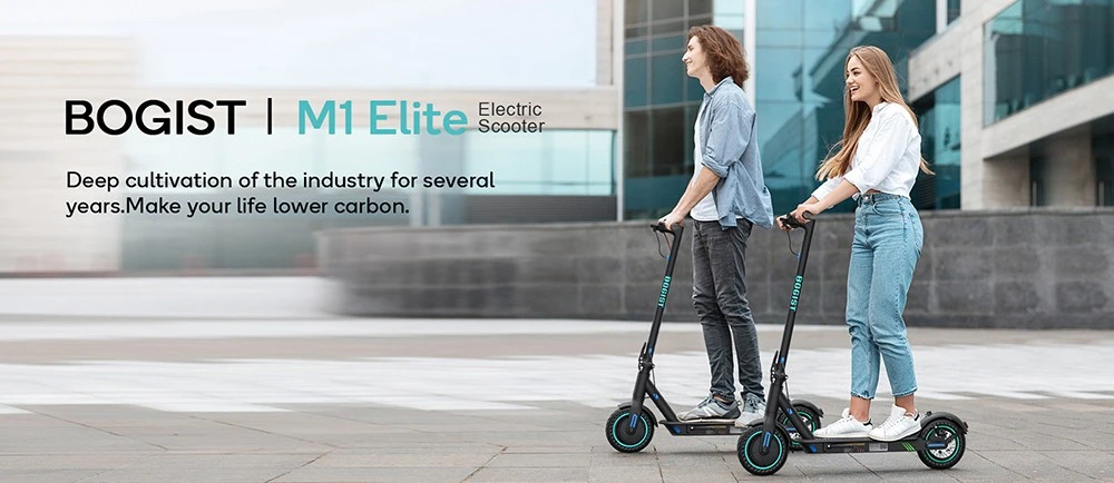 BOGIST M1 Elite 折叠电动滑板车，8,5 英寸轮胎电机 350W 36V 10Ah 电池 25km/h 最大速度 25-30km 范围 120kg 最大有效负载