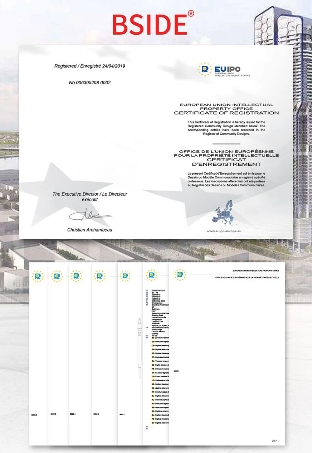 BSIDE A3X Voltage Tester Detector, Capacitance Diode, Non-Contact AC Sensor, Pen Type, Live Wire Check, Breakpoint Locate V-Alert Tester - with Storage Bag