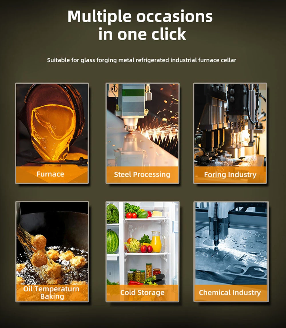 BSIDE H3 Infrared Thermometer Gun, -58℉—2552℉ Non-contact Handheld Digital Laser Industrial Temperature Measuring Tester, Yellow, No Battery