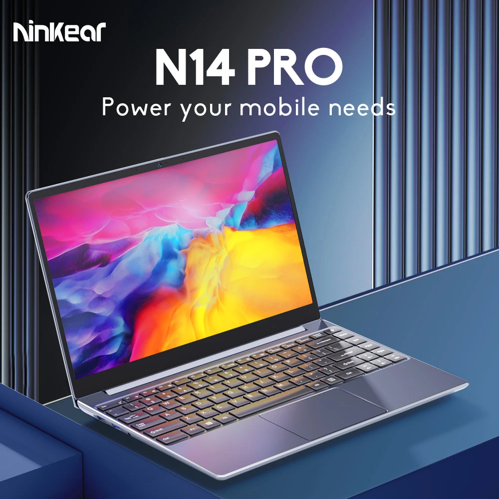 Ninkear N14 Pro מחשב נייד גרסה משודרגת, מסך 14*1920 IPS בגודל 1080 אינץ', Intel Core i7-11390H Quad Core 5.0GHz, 16GB RAM 1TB SSD, 2.4G/5G Dual Band WiFi Bluetooth4.2, 2*USB 2.0 1 . 3.0*HDMI 1*Type-C, מצלמה 1P, סוללה 720mAh, מקלדת תאורה אחורית