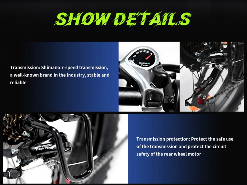 DUOTTS F26 Electric Mountain Bike 750W*2 Dual Motors 48V 20Ah Battery 26*4.0 Inch Fat Tires 55Km/h Max Speed 55 Degree Climbing Smart Color Display Dual Disc Brakes Front Shock Absorption 150KG Max Load 100KM Range - Silver