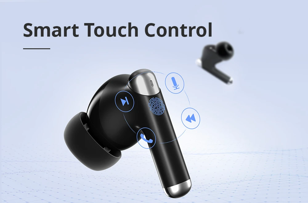 Căști Tronsmart Sounfii R4 TWS ENC Call Noise Reduction - Negru