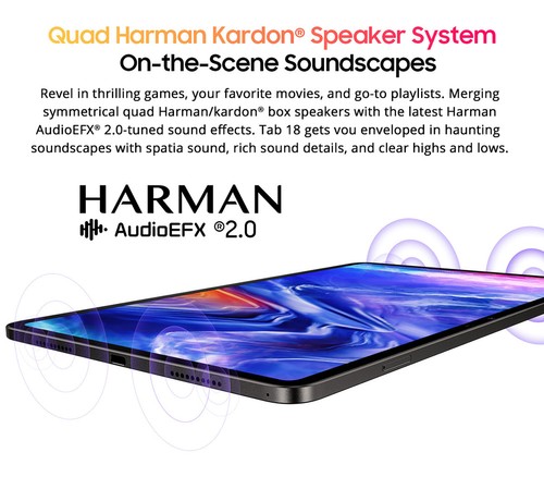 Blackview Tab 18 Tablet 12+256GB Grey