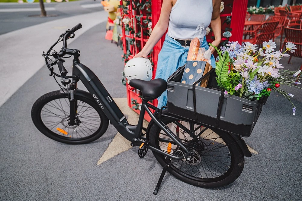 DYU C1 Electric Bike, 350W Motor, 36V 10Ah Battery, 26*2.5