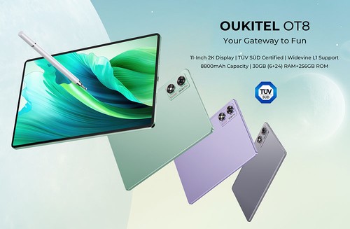 OUKITEL OT8 タブレット 30GB RAM 256GB ROM OUKITEL OT8 Smart Tablet - Purchase Online