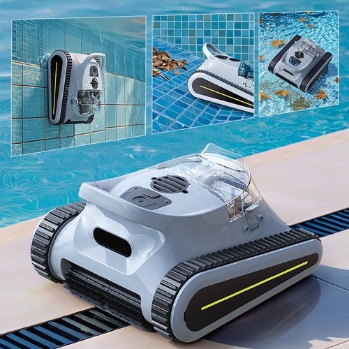 „Seauto Crab“-Roboter, langlebig, langlebig, langlebig, LED/Balkon, 0,5–5 m Laufleistung, 60 Minuten pro Minute, 7800 mAh Akku, 2 Volt. Maximale Höchstgeschwindigkeit, IP68-Schutz, 1614 Quadratmeter-Basis, Pilka-Spalva