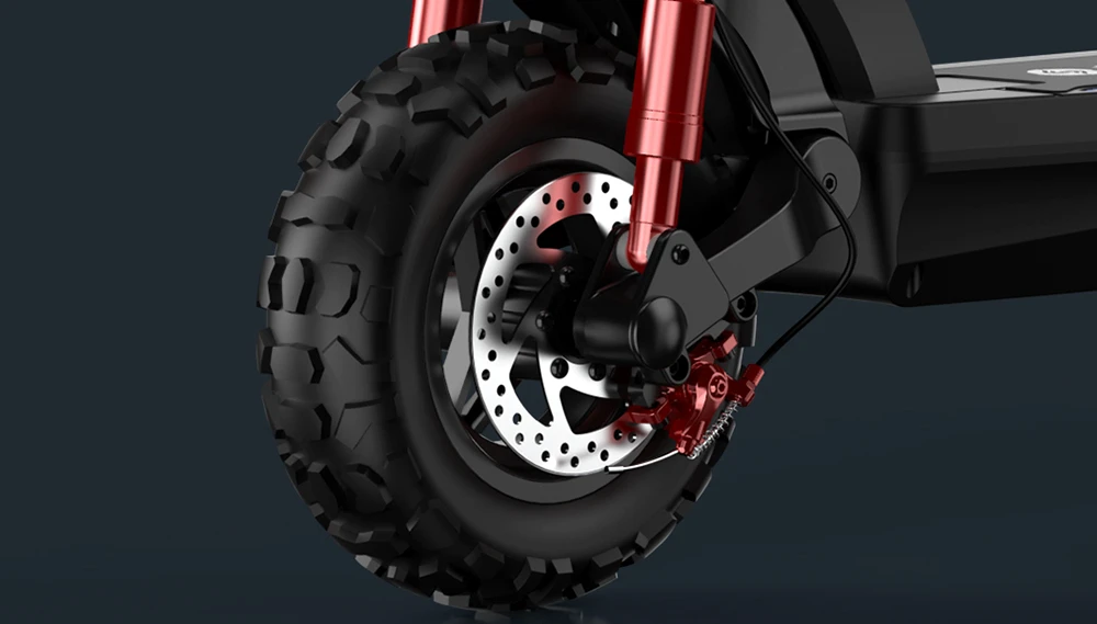 iScooter GT2 Off-road Electric Scooter, 800W Motor, 48V 15Ah Battery, 11-inch Pneumatic Tires, 45km/h Max Speed, 60km Max Range, Disc Brake, Quadruple Shock Absorber